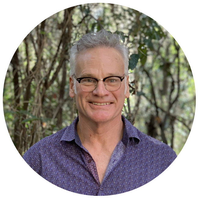 Professional man with short gray hair